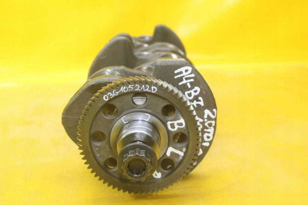 Wał колінчастий audi a4 s4 b7 vw seat skoda 2.0 tdi 16v blb 38aa 03g105212d Зі Шроту