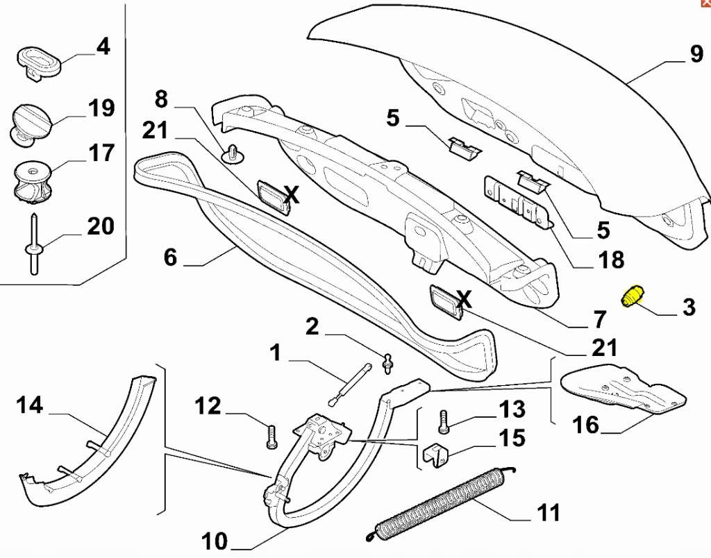 фото №2, Отбойник отбойник крышки багажника alfa romeo giulia