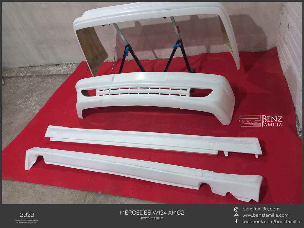 фото №10, Mercedes w124 amg2 sedan pakiet/bodykit replika