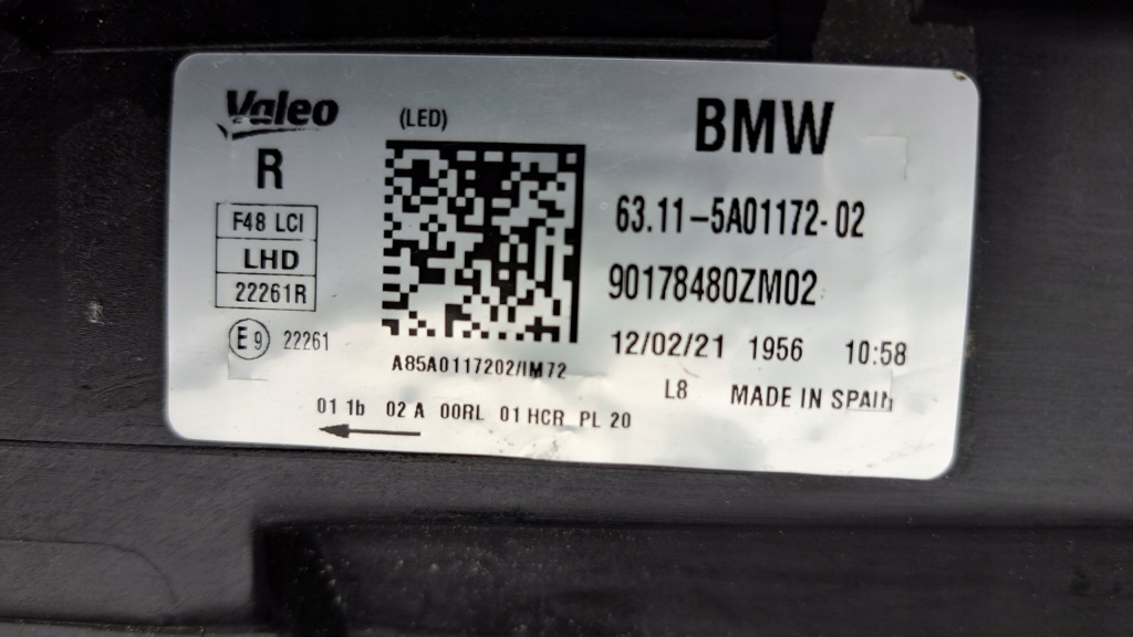 фото №5, Bmw x1 f48 lift full led лампа передня