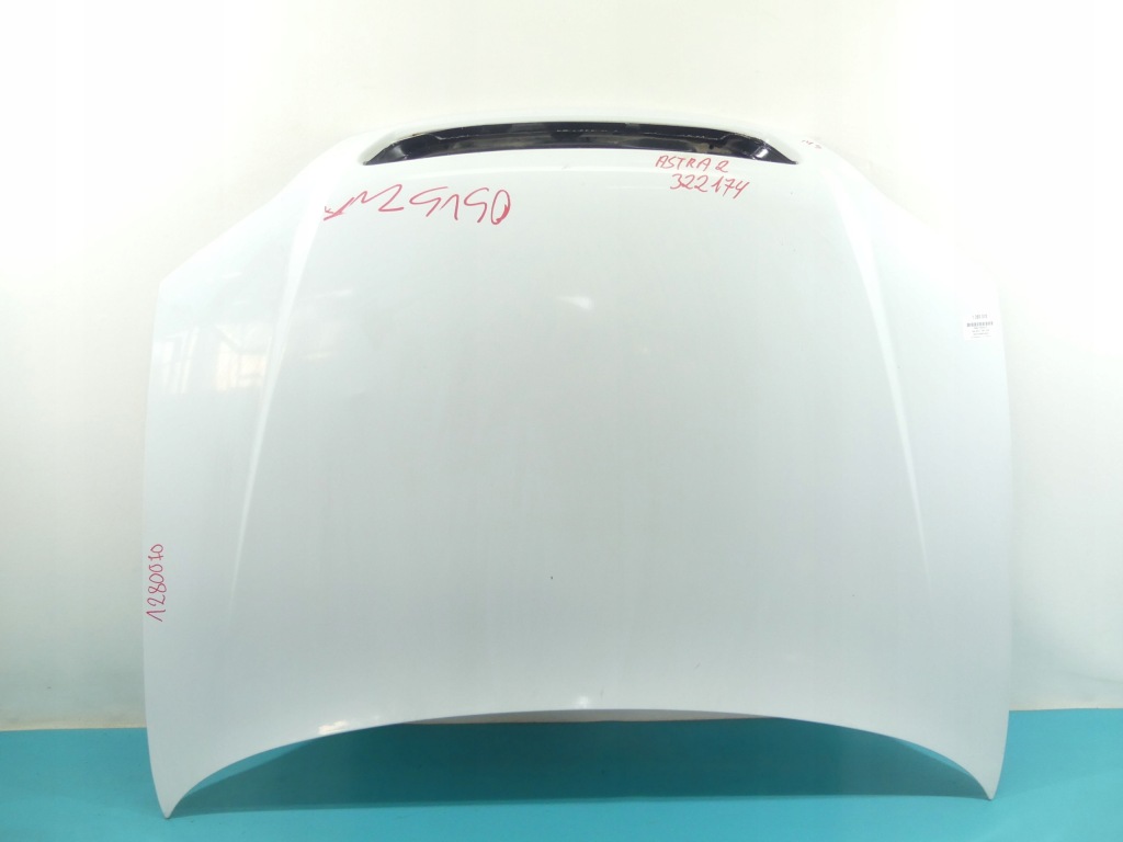 Купить Капот передняя opel astra 2 g белый y474