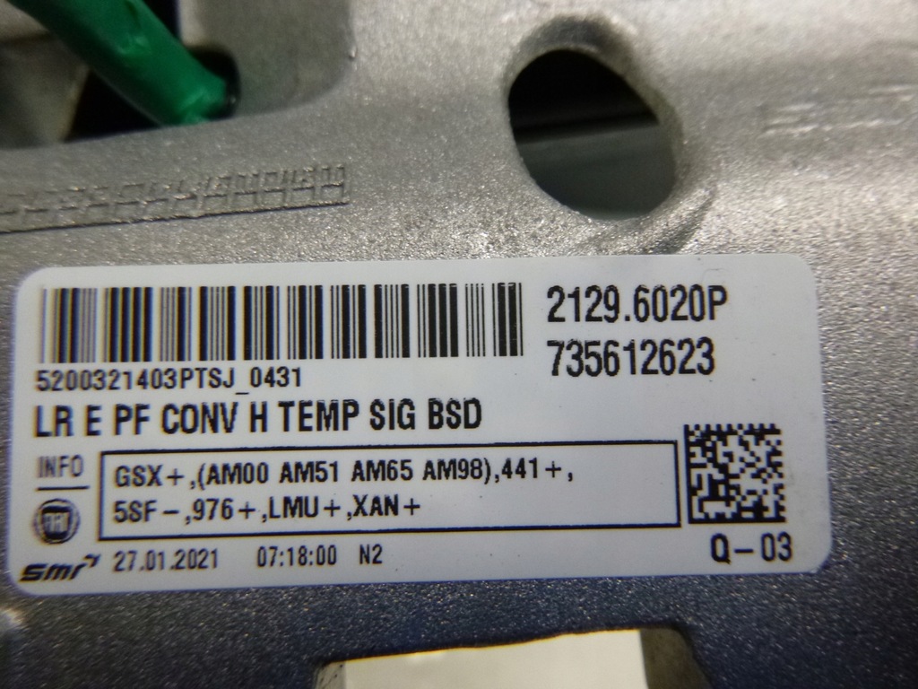 фото №11, Jeep renegade дзеркало праве 11 pin 735612623 nowe