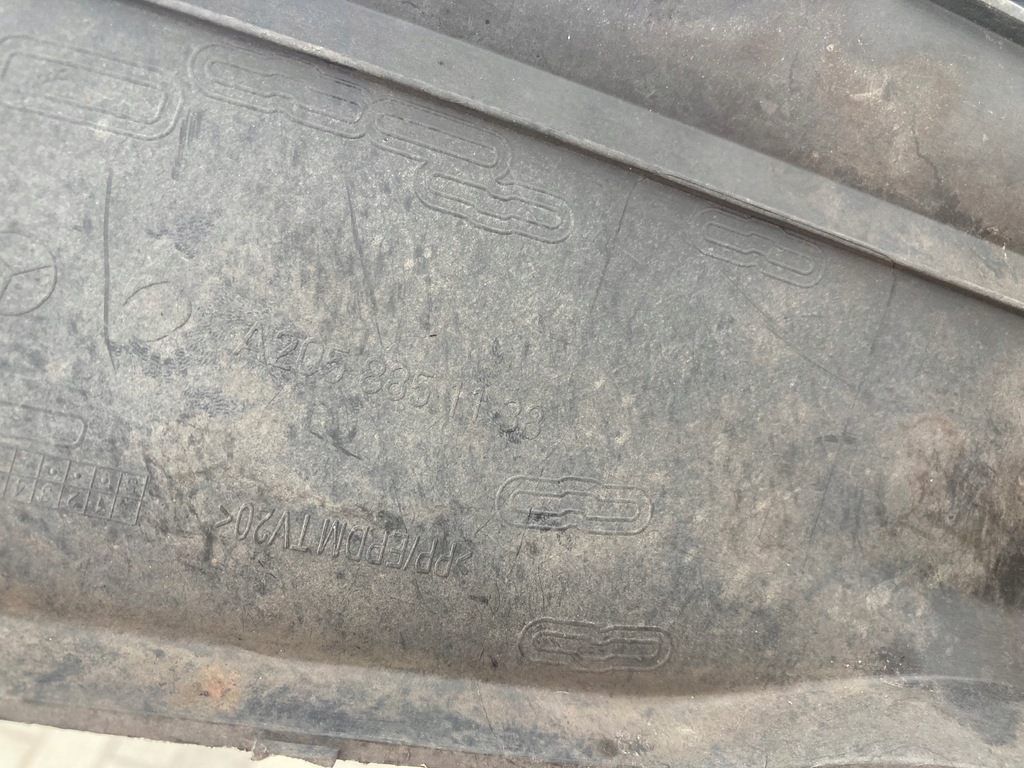 фото №7, Mercedes-benz c w205 спойлер дифузор накладка бампера задня a2058851138