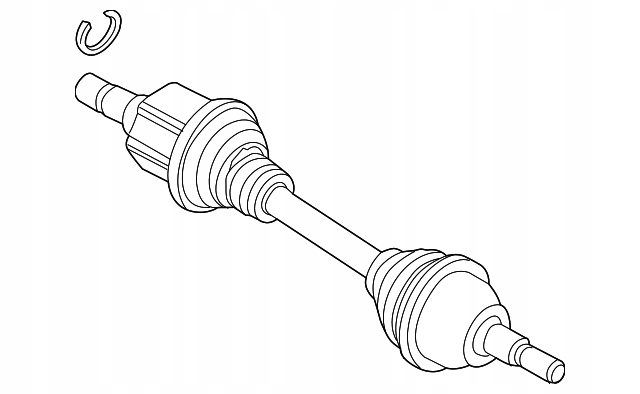фото №5, Nowa левая приводной вал do forda edge 2015 - 2018 2,0 awd fwd
