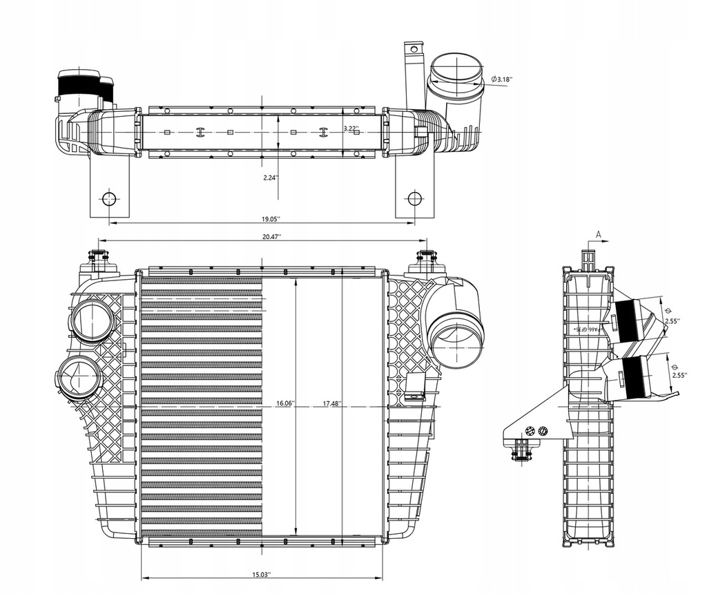 фото №1, Ford f150 2008 3.5l 2011-2013 інтеркулер новий!!