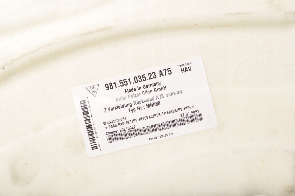 Porsche 718 cayman 982 обшивка 98155103523 Недорого