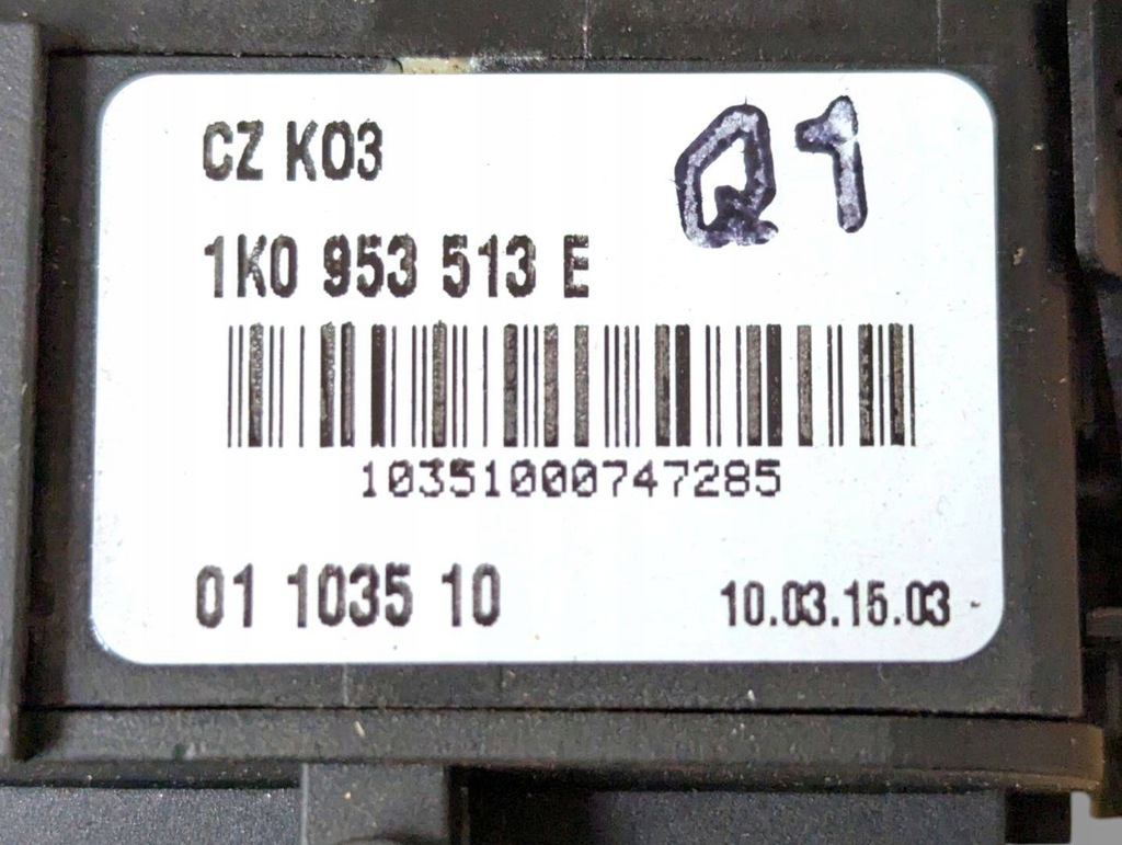 фото №12, Переключатель комбинированный volkswagen golf 6 2010 1k0959653c