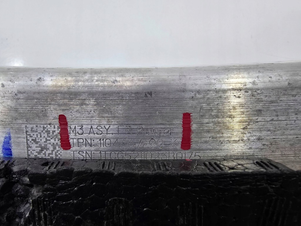 Купить Балка усилитель бампера + абсорбер tesla 3 3 17- перед oem 110466700k