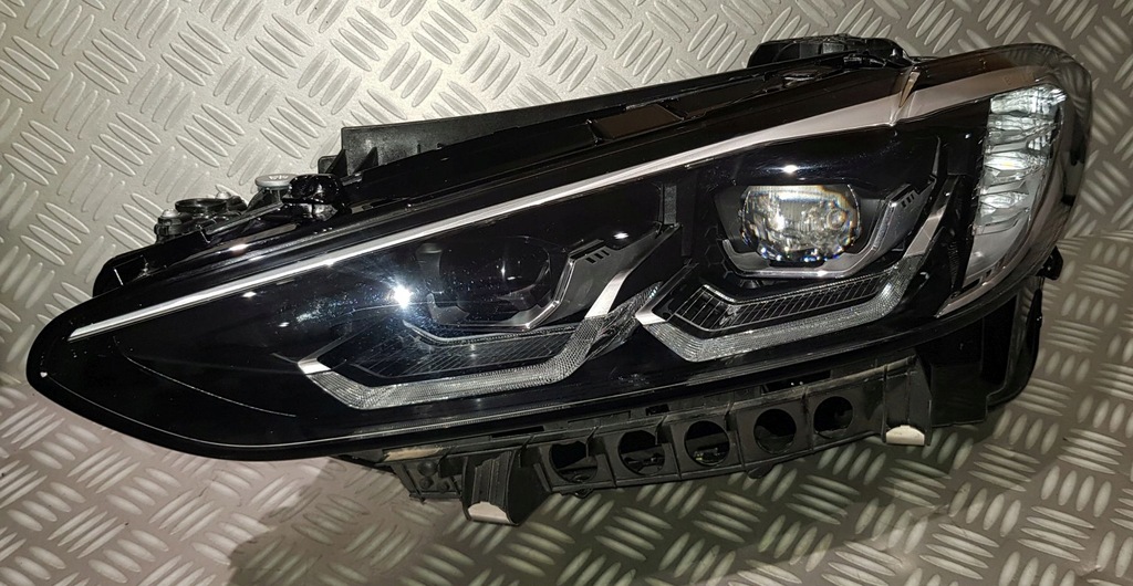 фото №9, Bmw 4 g22 g23 g26 лампа ліва перед передня full led хром 22r