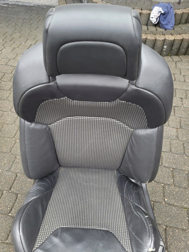 фото №8, Citroen c5 iii lift сиденье водителя левый полукожа массаж europa