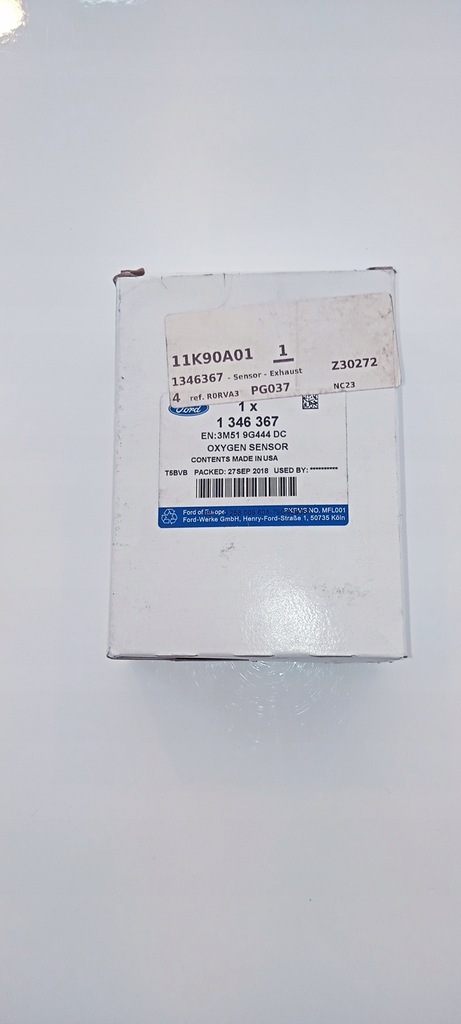 фото №2, Датчик лямбда-зонд ford focus mk3 2011- 1.6l duratec