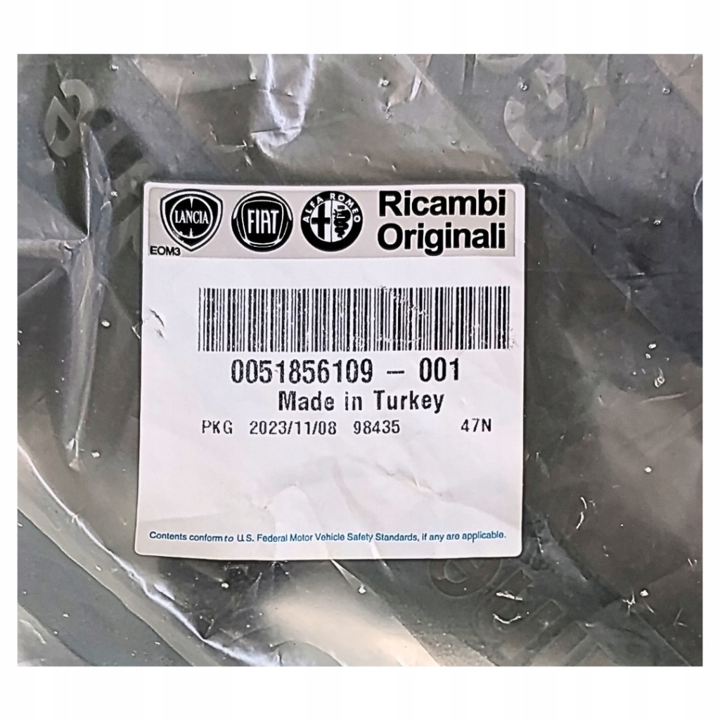 фото №9, Шланг кондиционера трубка wysokiego низкого давления fiat 51856109