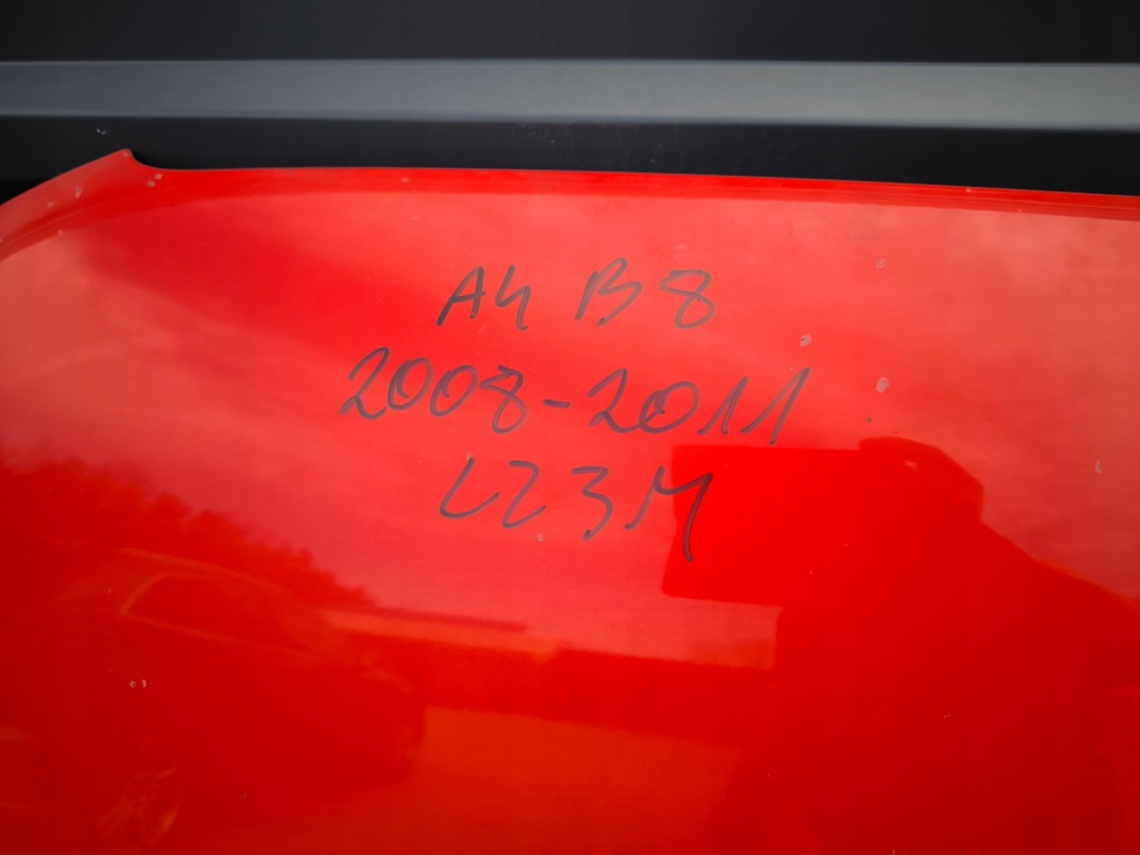 Капот крышка двигателя audi a4 b8 lz3m 2008-2011 хорошее состояние прямая !!! Недорого