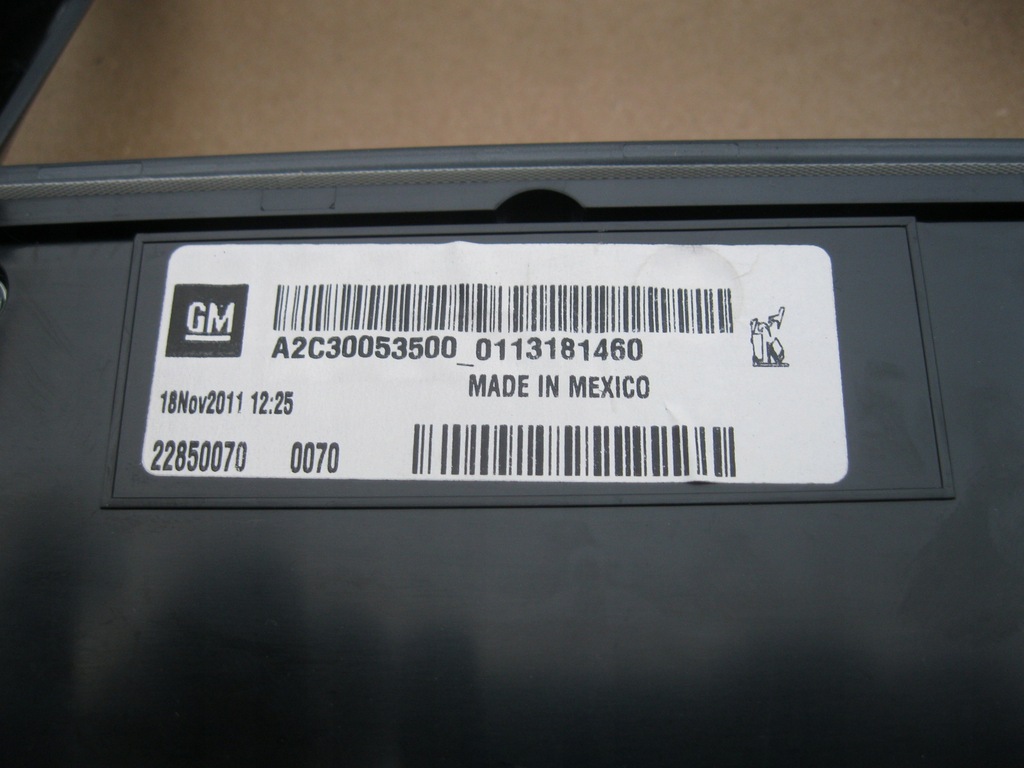 фото №3, Панель керування радіо chevrolet volt ii 10-19 aso