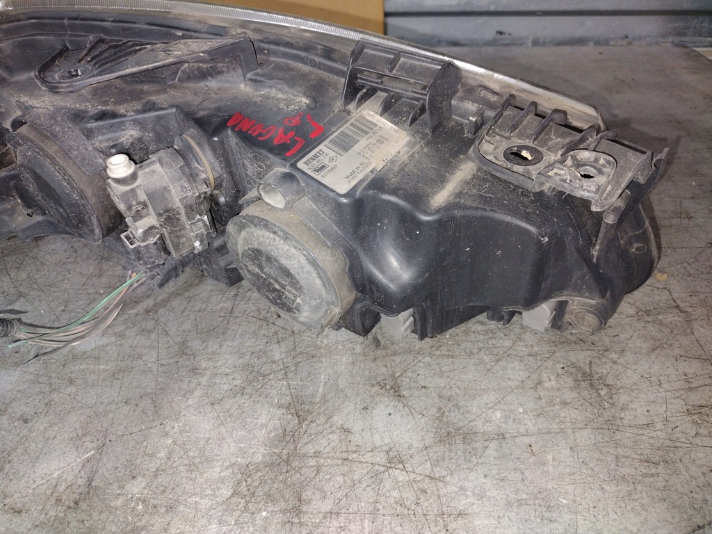 фото №7, Лампа левая перед renault laguna ii lift