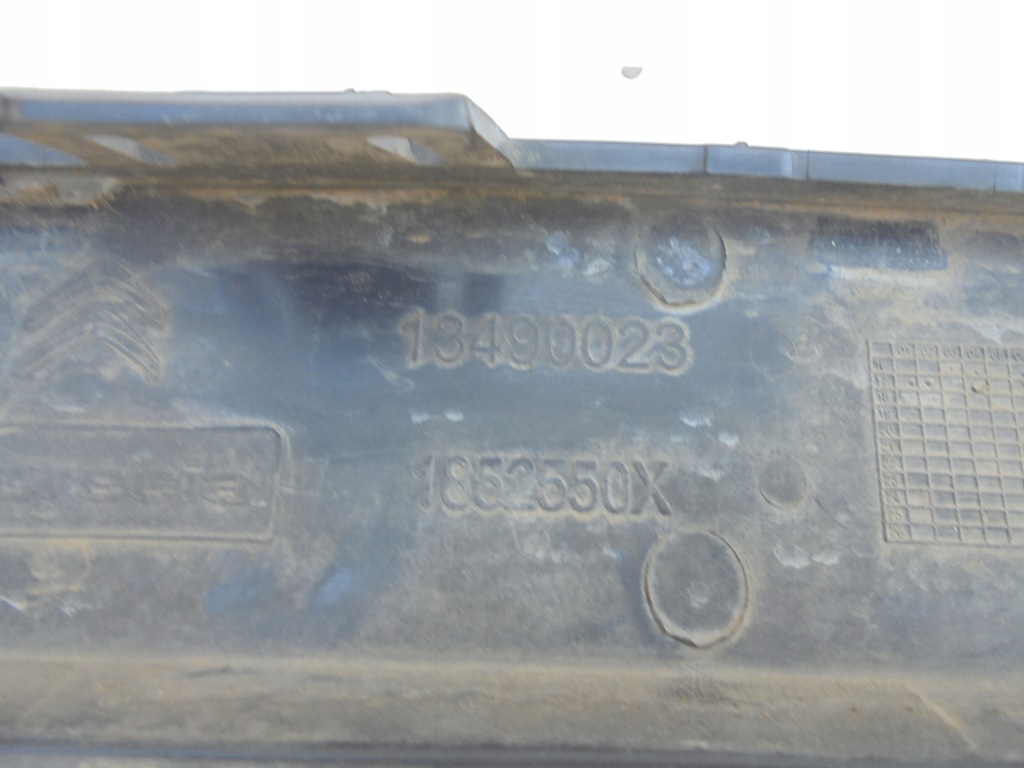 фото №7, Спойлер бампера накладка-спойлер накладка гумовий елемент citroen c3 aircross 13490023 13490022