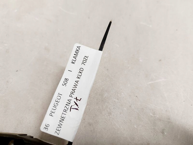 фото №9, Peugeot 508 i ручка зовнішня правий задня