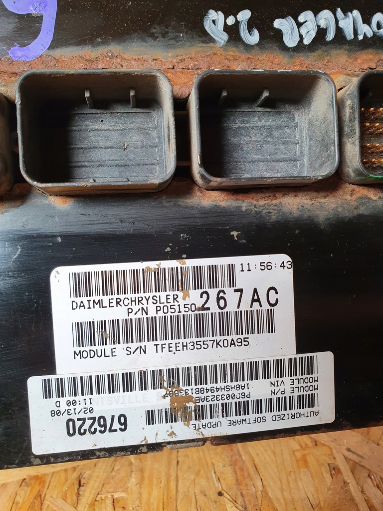 фото №6, Chrysler voyager бортовой компьютер / блок управления двигателя