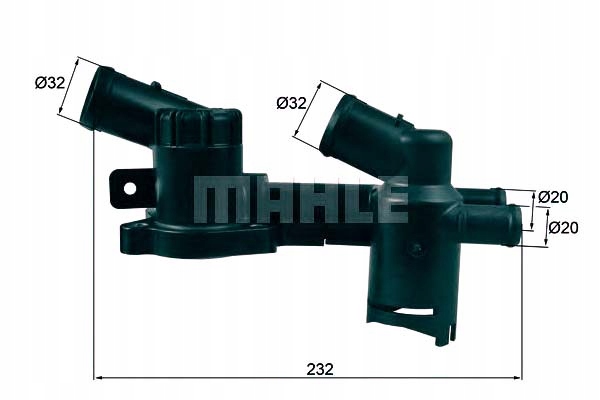 фото №1, Mahle термостат vw 80-89c golf vi 1,2tsi 09- mahle