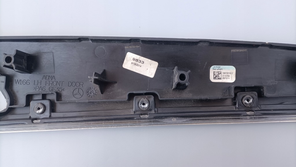 фото №8, Mercedes ml w166 молдинг dekor панель дверь кнопки 1667201922 k66/063mj оригинальный номер
