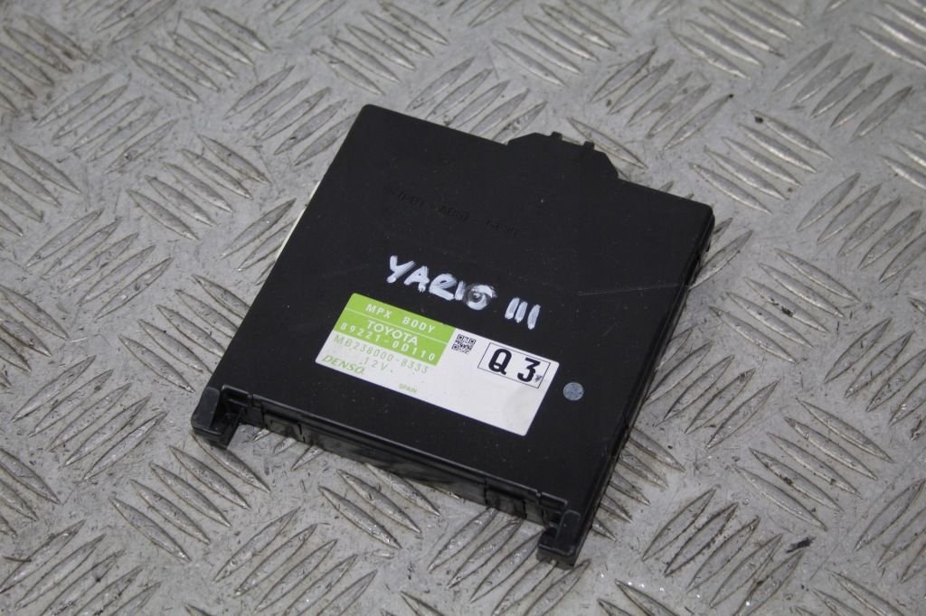 фото №1, Модуль блок управления toyota yaris iii 3 89221-0d110