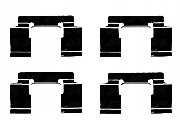 фото №2, Набір монтажний гальмівних колодок nissan almera ii primera