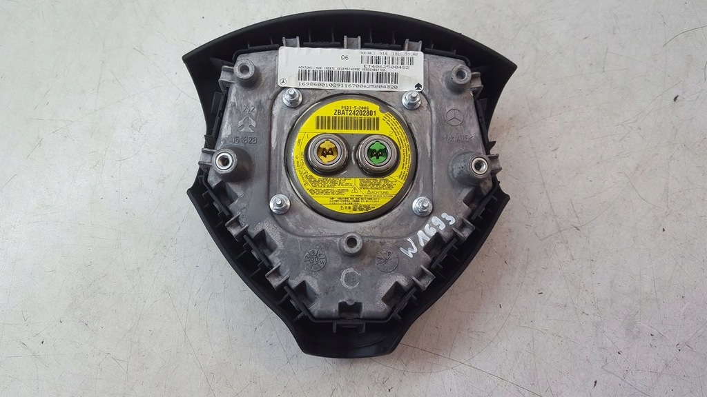 фото №13, Подушка подушка безопасности водитель водителя mercedes-benz оригинальный номер a1698600102 1698600102