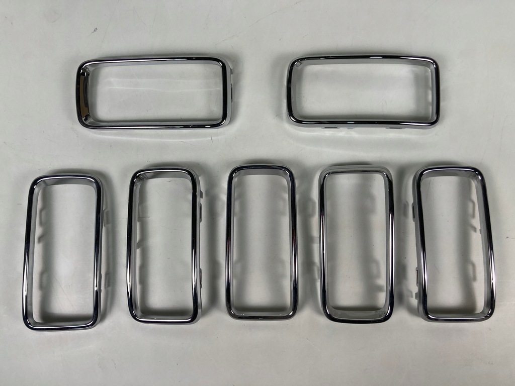 фото №2, Рамки решетка хром комплект set 7 szt jeep renegade