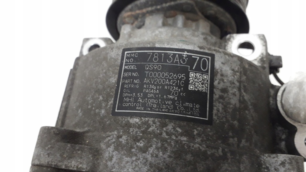 фото №10, Asx outlander компрессор кондиционера 7813a370