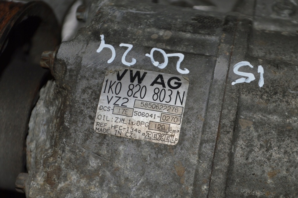 фото №5, Audi tt 8j 2.0 tfsi 2010 a/c насос компрессора кондиционера