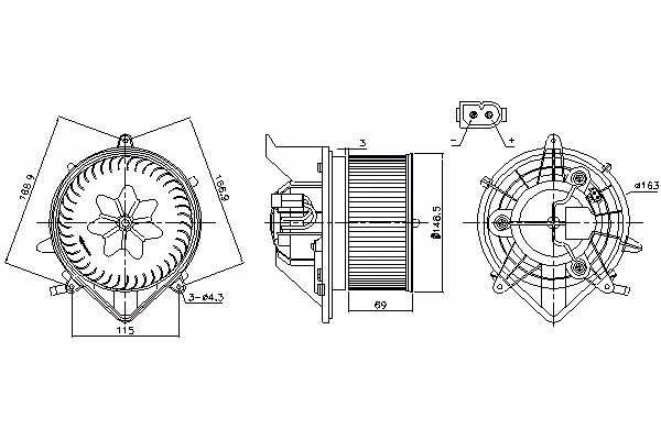 фото №2, Вентилятор вентилятор mini r56 r57 r58 r59 clubman r55 clubvan r55