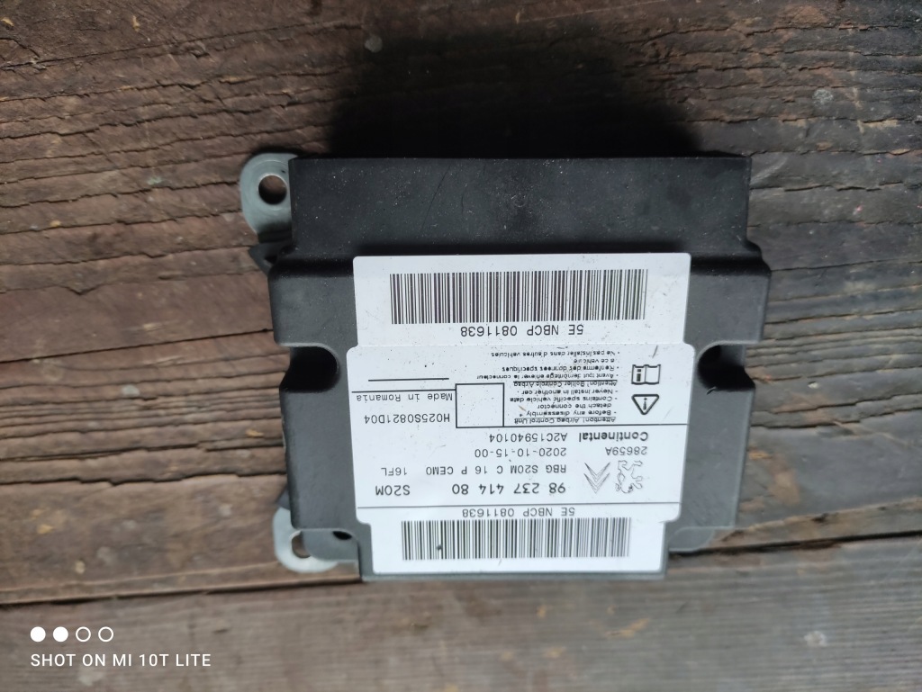 фото №1, Citroen ds7 crossback 2019 блок керування / модуль подушка безпеки 9823741480