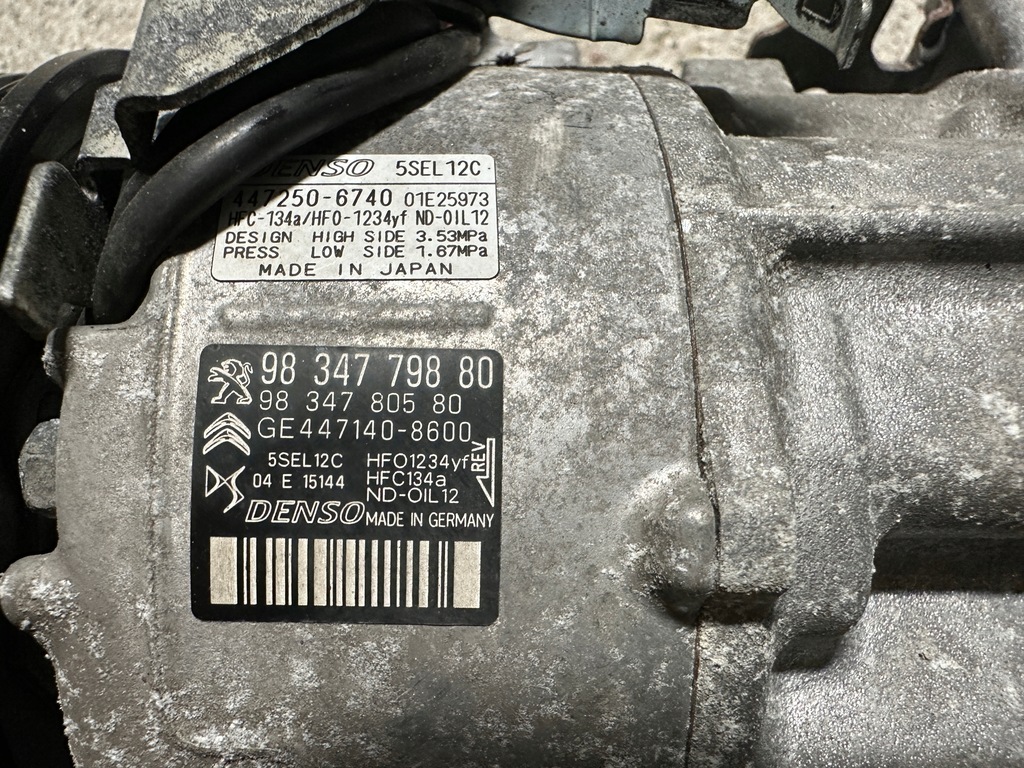 фото №5, Opel mokka b компрессор кондиционера 1,2