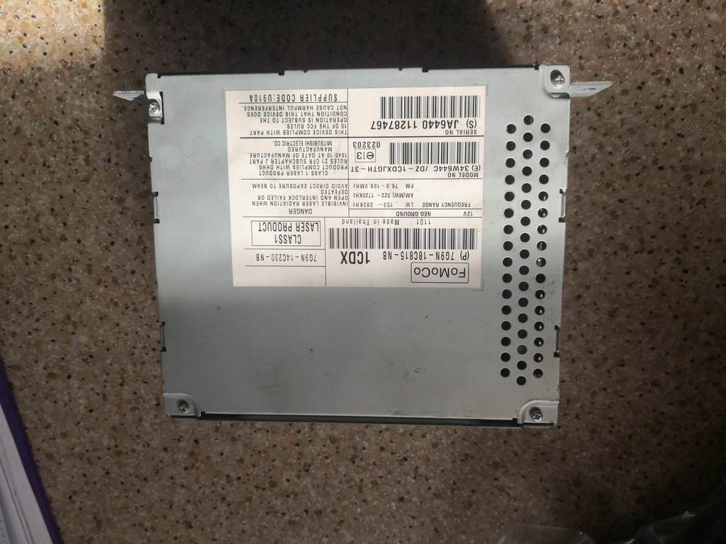 фото №1, Jaguar xf land rover 7g9n-18c815-nb радио cd