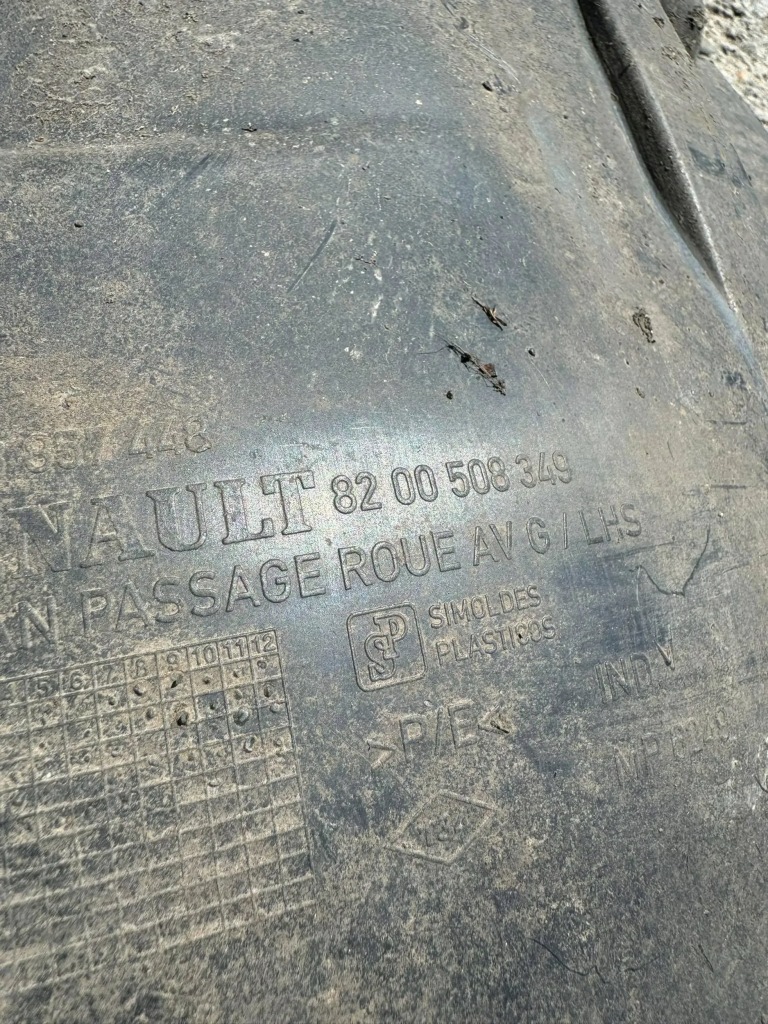 фото №4, Подкрылок левый перед renault trafic ii 8200508349