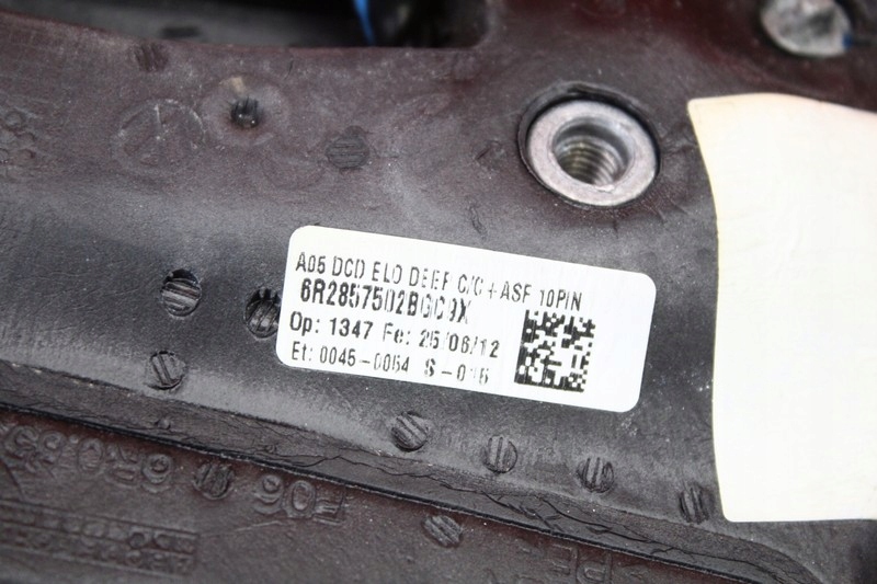 фото №6, Зеркало правое чёрные 6r2857502 uk vw polo 5 v 6r 09-17 6 pin