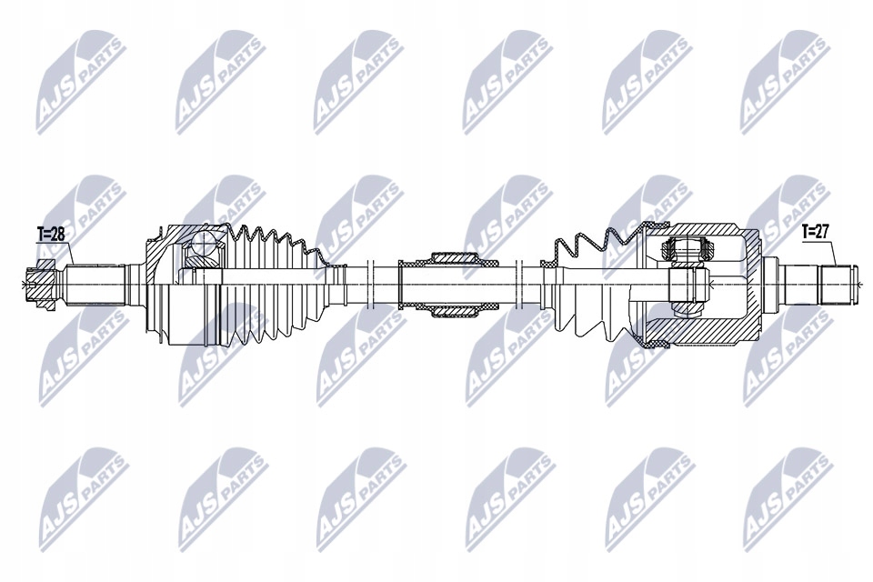 фото №2, Npw-hd-073 nty приводной вал приводная honda civic x cvt 16