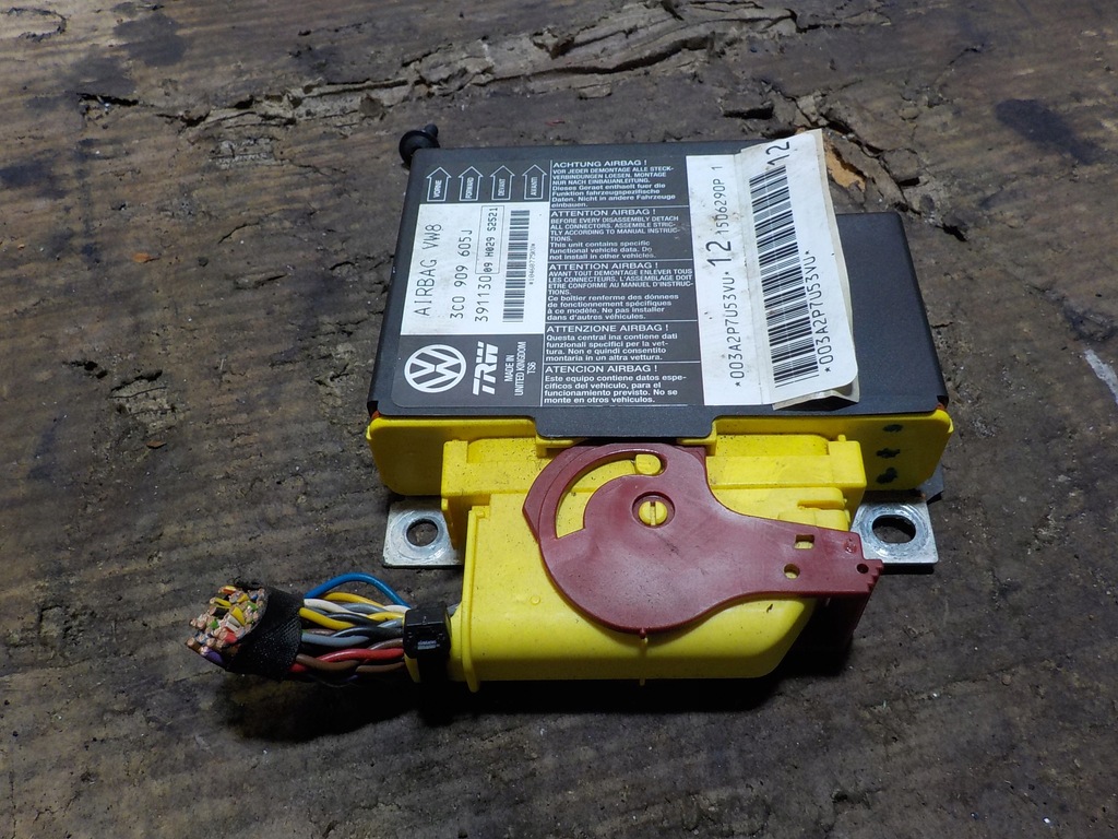 фото №4, Модуль подушка безопасности passat b6 06r. 3c0909605j