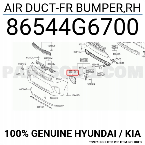 фото №5, Kia picanto iii 2017- решётка впуск воздуха правый