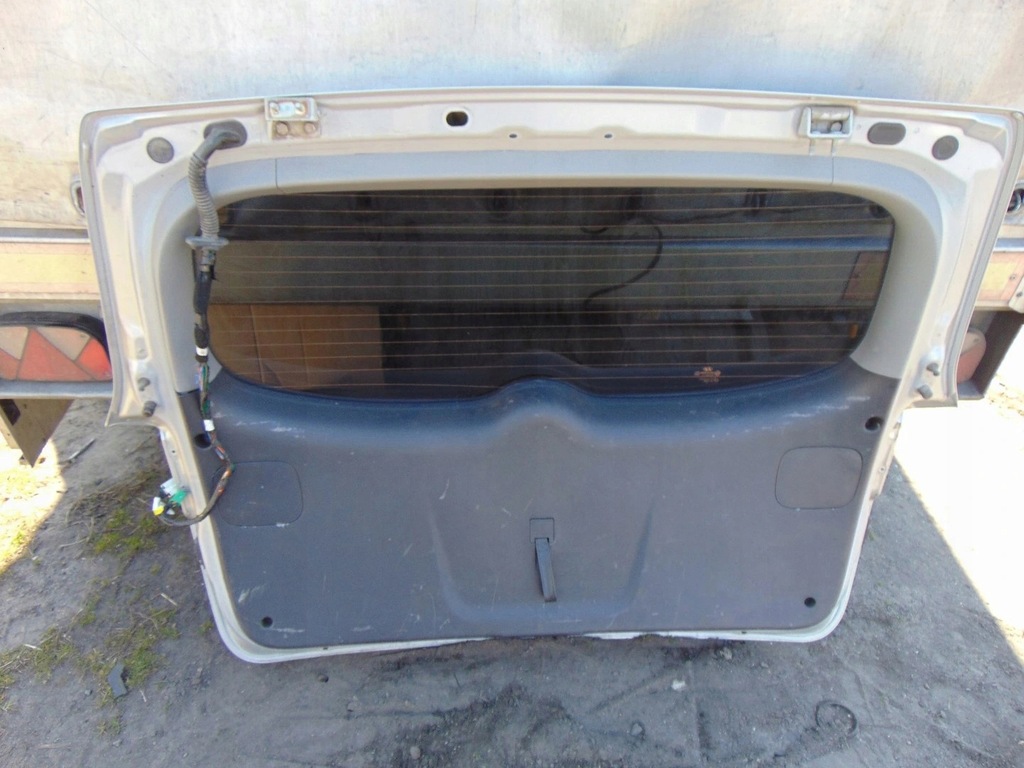 фото №12, Крышка багажника багажника задняя hyundai santa fe ii серебристая