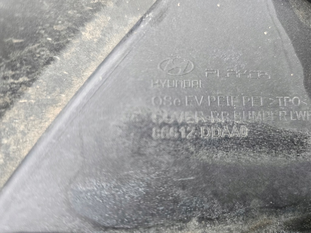 фото №10, Dół спойлер бампер бампера задняя hyundai kona lift ev ii 20- 86612-ddaa0