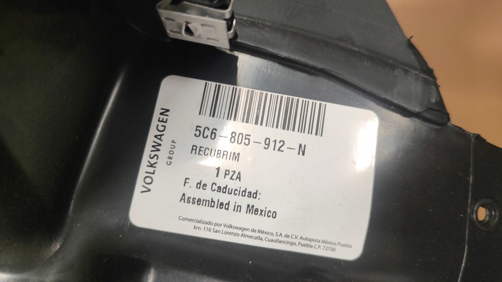 фото №7, Оригінальні підкрилок правий перед 5c6805912n vw jetta 5c6 lift