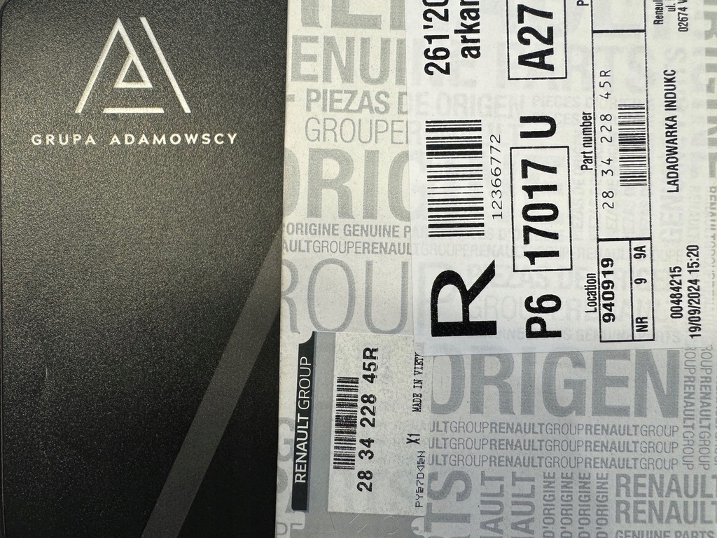 фото №1, Зарядное устройство индукционная renault 283422845r