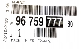 фото №6, Клапан обратный головки spacetourer 2.0bluehdi