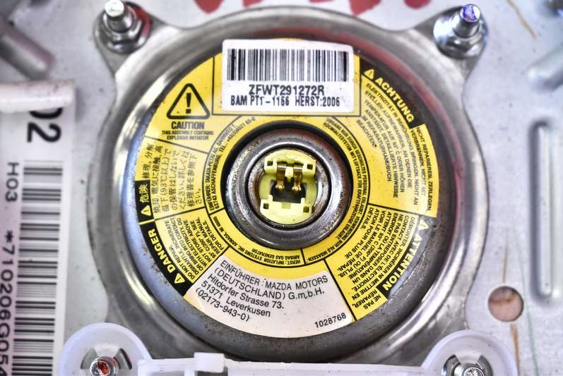 фото №7, Подушка безпеки подушка повітряна водія cf02h03 mazda 6 1 i gg lift 05-07