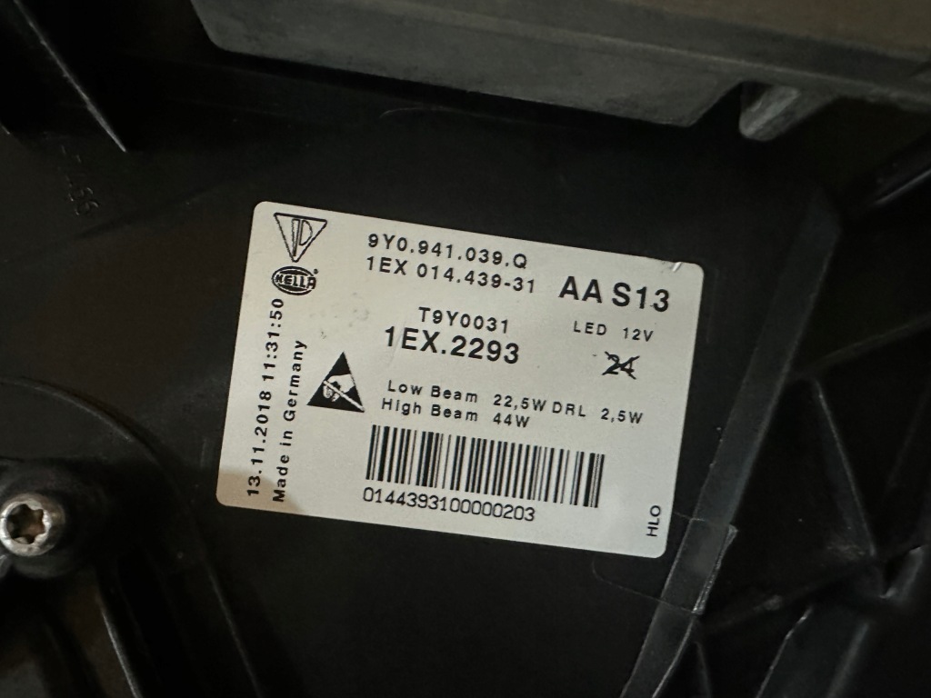 Правий ліва фара перед full led 9y0941034t cayenne 9y модулі блоки комплект Доставка