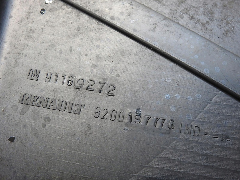 фото №5, Подкрылок защита двигателя левая renault trafic ii 8200197776