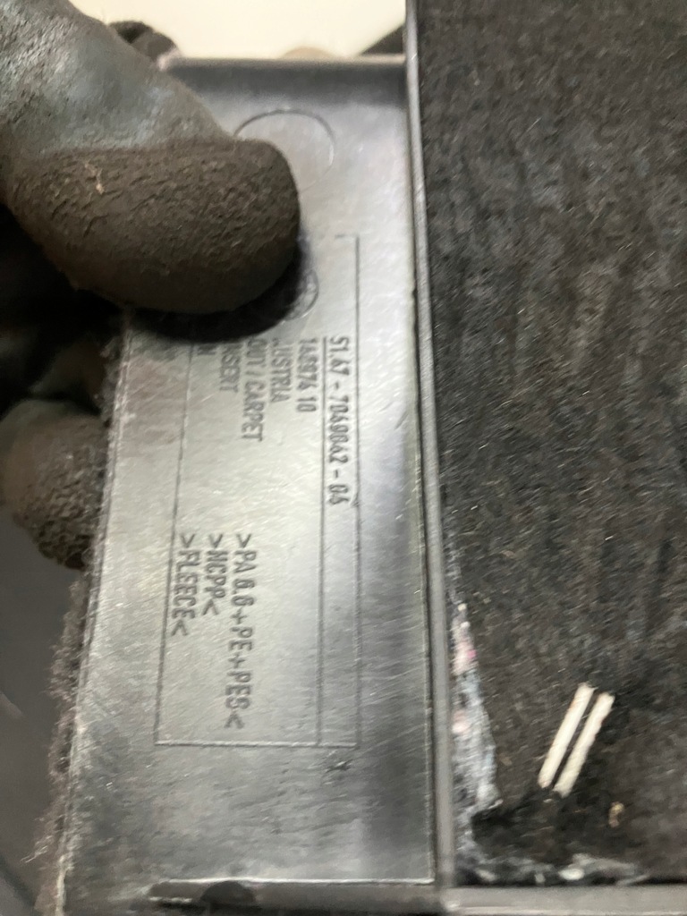 фото №7, Підлога килимок оббивка обшивка багажника комплект ! bmw x3 e83 lift