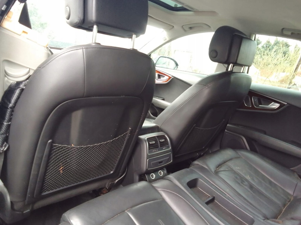 фото №8, Audi a7 4g сидіння заднє сидіння чорні