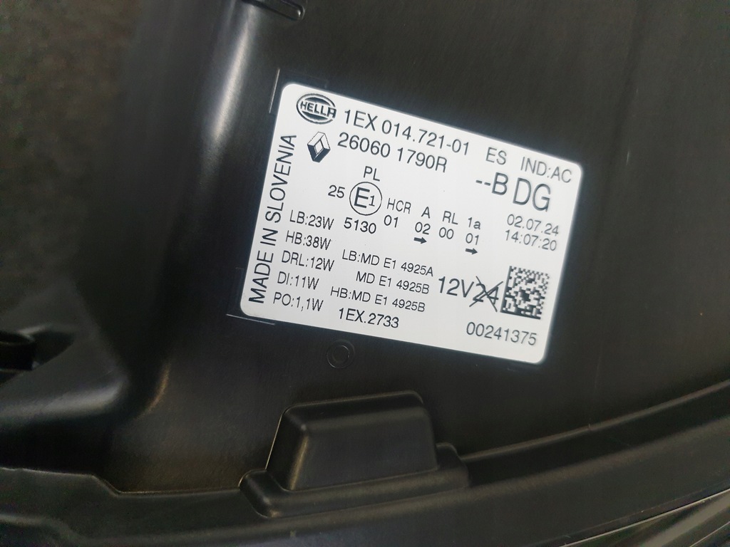 фото №3, Лампа передня ліва renault trafic iv